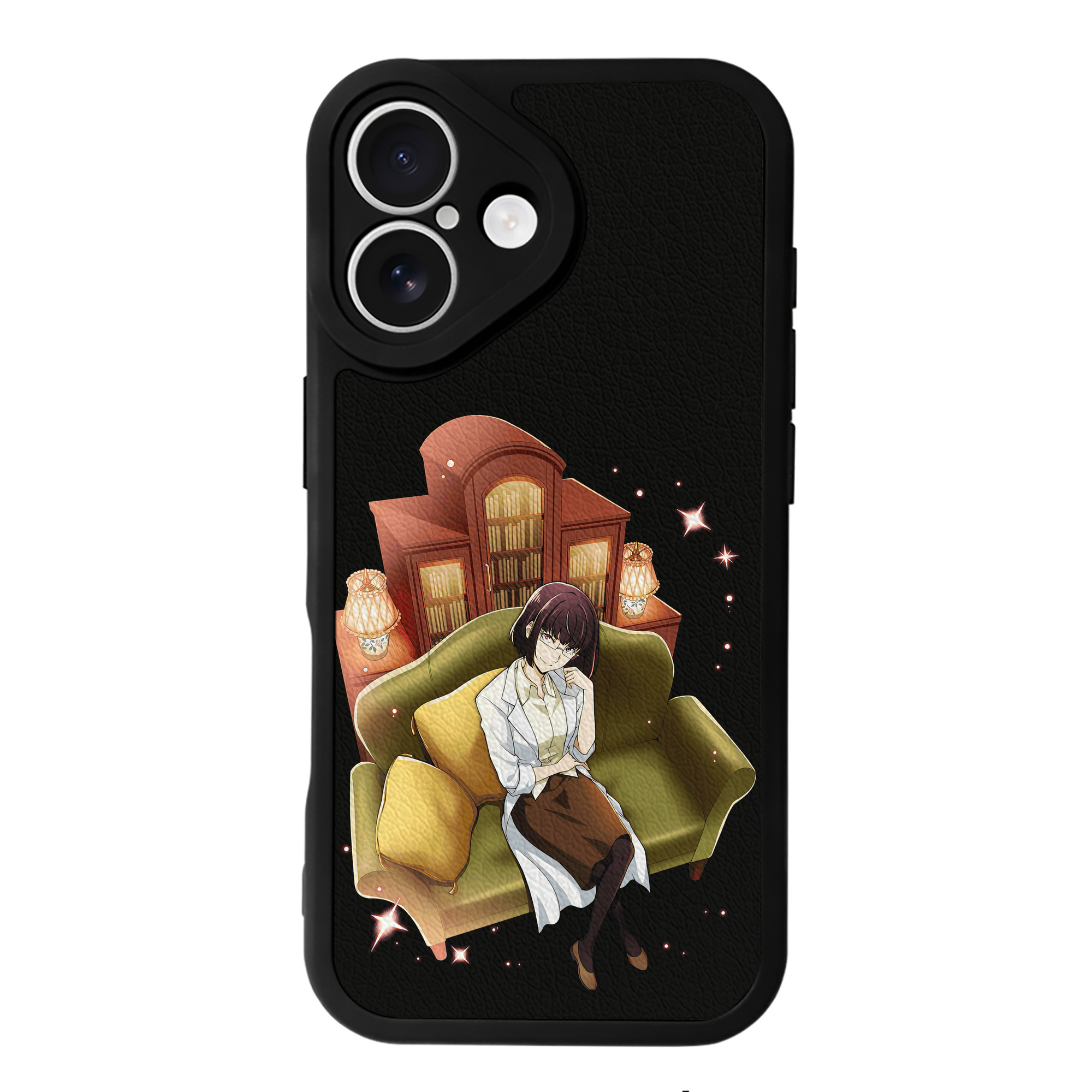 （画像用） 文豪ストレイドッグス Bungo Stray Dogs 【iPhone 16シリーズ対応】シリコンスマホケース（レザー調） 材質：シリコン